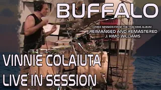 Vinnie Colaiuta (In Studio) W/ the music of  J. Kimo Williams: "BUFFALO" (Bonus Alternate Drum Solo)