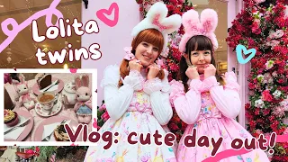 Angelic Pretty twinning, pink cafe and museum trip 💖 EGL vlog
