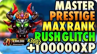 BO4 Zombie Glitches: Easy Master Prestige Max Rank XP Glitch Rush BOTD - Black Ops 4 Zombie Glitches