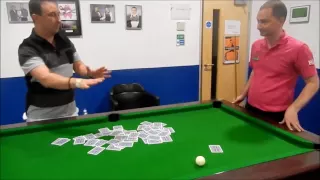 Pool Table Card Trick - With Former World Snooker Champion Graeme Dott