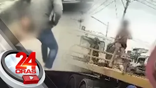 14-anyos na binatilyo, hinuli matapos maaktuhang pinagnanakawan umano ang isang truck | 24 Oras