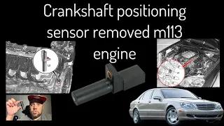 Code (P0335 ) for any Mercedes with m113 or m112 engines.. replace crankshaft positioning sensor ￼