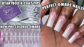 Trying The Viral BTARTBOX Nails | NEW X-Coat Ombre Nails | Pre Made Flawless Ombre Design