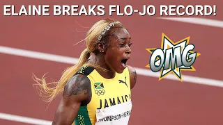 ELAINE THOMPSON HERAH Breaks 100m Race HISTORIC Record Of Florence Griffith Joyner 1988! 1-2-3 WIN