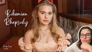 LucieV Reacts to Emily Linge - Bohemian Rhapsody (Queen Cover)