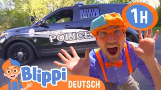 Blippi erkundet ein Polizeiauto | Blippi Deutsch | Abenteuer und Videos für Kinder