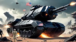 Russia is in danger! American Tank With Very High Destructive Power Destroys Russian Military Base