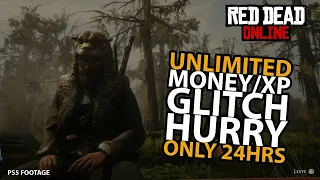 (No Server Hop) Unlimited Money/XP Glitch in Red Dead Online Hurry Only 24hrs