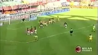 Serie A 1998-1999, day 28 Milan - Parma 2-1 (Balbo, Maldini, Ganz)