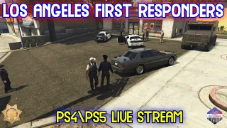 GTA 5 Online PS4/PS5 Live RP - Los Angeles First Responder - Highway In City