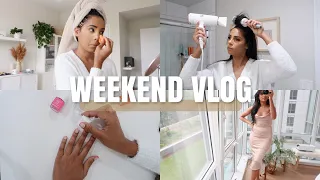 Weekend Vlog: GRWM For An Engagement Party