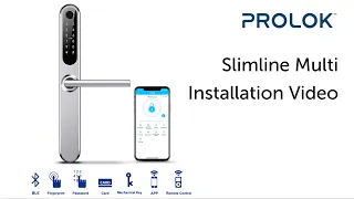 PROLOK Slimline 'Multi' smart lock Multi-point, UPVC door, installation video