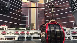 Cable car ride to Wynn Palace Macau