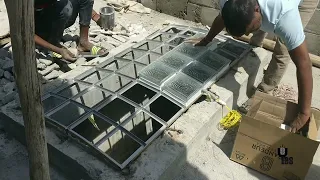 Skylight Glass Block work