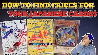 How to find out prices for Japanese Pokemon, Digimon and Yugioh cards?