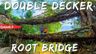 Trek to Double Decker Root Bridge Meghalaya |  Blue Lagoon Fall | Rainbow Fall | Cherrapunji