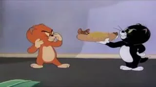 Tom and Jerry Cartoon Full Episodes , Tom flying on a table