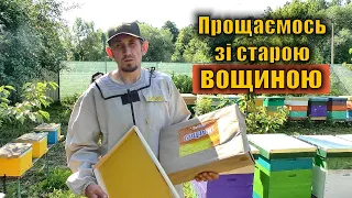 Нова вощина на пасіці. Замінюємо виробника вощини.