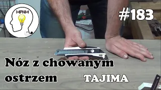 #183 - Nóż z chowanym ostrzem łamanym TAJIMA (suwak) - prosto z dluta.pl