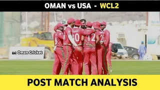 Oman vs USA | Post Match Analysis | 6th ODI WCL2 Series | Daily Cricket