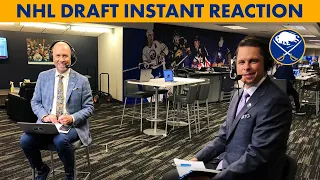 Instant Reaction to Sabres' 8th Overall Pick Jack Quinn | Buffalo Sabres | NHL Draft 2020