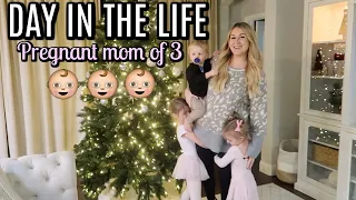 DAY IN THE LIFE OF A MOM | PREGNANT MOM OF 3 | Tara Henderson