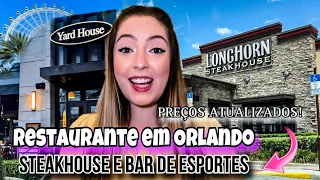 QUANTO CUSTA E O QUE COMER EM ORLANDO! VALE A PENA COMER CARNE LÁ?!