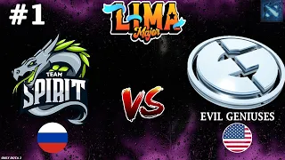 ЕКС ЧЕМПИОНЫ ПРОТИВ НОВЫХ ЕГ! | Spirit vs EG #1 (BO2) The Lima Major 2023