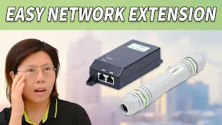 Extending Your Ethernet Network Beyond 100 Meters with PoE Extender and Injector