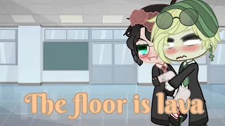 The floor is lava meme/Drarry