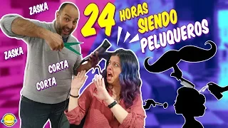 24 Horas Siendo Peluqueros | All Day hairdressers | Momentos Divertidos