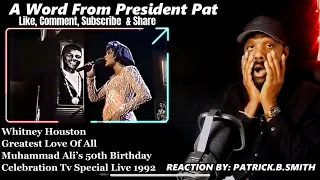 Whitney Houston - Greatest Love Of All (Muhammad Ali Tribute  Live 1992 ) -REACTION VIDEO