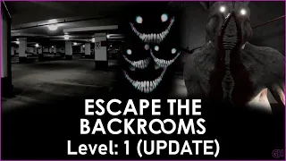Escape the Backrooms | Beating the Updated Level: 1 | No Commentary