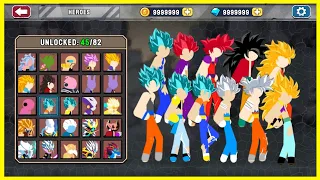 Stickman Warriors - New Dragon Ball Fighting Game | Goku Ultra, Vegito, Whis...