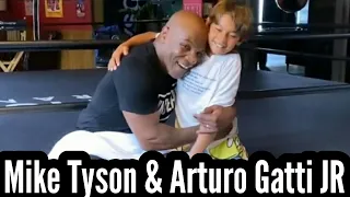 Mike Tyson to Arturo Gatti Jr  "Your kind like your father" Gives him boxing & life advice