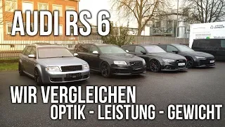 LEVELLA | Audi RS6 C5 + C6 + C7 + C8 | Wir Vergleichen - Optik | Leistung | Gewicht