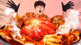 ENG SUB)Wow! Spicy Seafood Soup(Octopus, Shrimp, Crab) Eat Mukbang🐙Korean ASMR 후니 Hoony Eatingsound