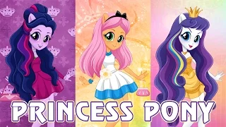 Девушки Эквестрии в образе Принцесс Диснея - игра одевалка Princess Pony