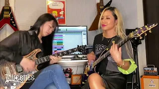 Midori & Miyako jam / (Lovebites) bass audition track