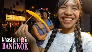 Eating & Shopping: Night Market in Bangkok 🇹🇭 #KhasiGirl