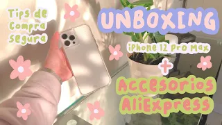 UNBOXING iPhone 12 Pro Max 🍓 + accesorios de AliExpress [tips de compra segura] ♡