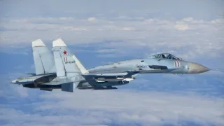 Russische Kampfjets aufgrund taktischer Übungen über der Ostsee