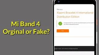 How to Check Mi Band 4 Orginal or Fake?