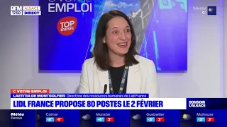 C Votre Emploi BFM Alsace : grande journée de recrutement chez Lidl le 2 février