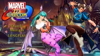 Marvel vs Capcom Infinite [PS4] Arcade Mode - Chun-Li & Morrigan