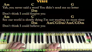 Prayer in C (Robin Shultz) Piano Cover Lesson with Chords/Lyrics