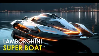 AI Design Futuristic Supercar Boat Concept, Generated on Midjourney