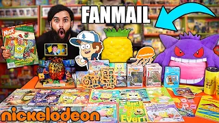 EVERYTHING HERE WAS FROM YOU!! OPENING UNBELIEVABLE SPONGEBOB SQUAREPANTS AND NICKELODEON FANMAIL 2!