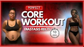 PERFECT 10 MIN DIASTASIS RECTI WORKOUT | Ariana Brielle