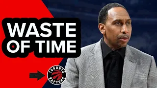 Stephen A. Smith DISRESPECTS The Toronto Raptors - Says Dame To The Raptors Is A ‘Waste of Time’